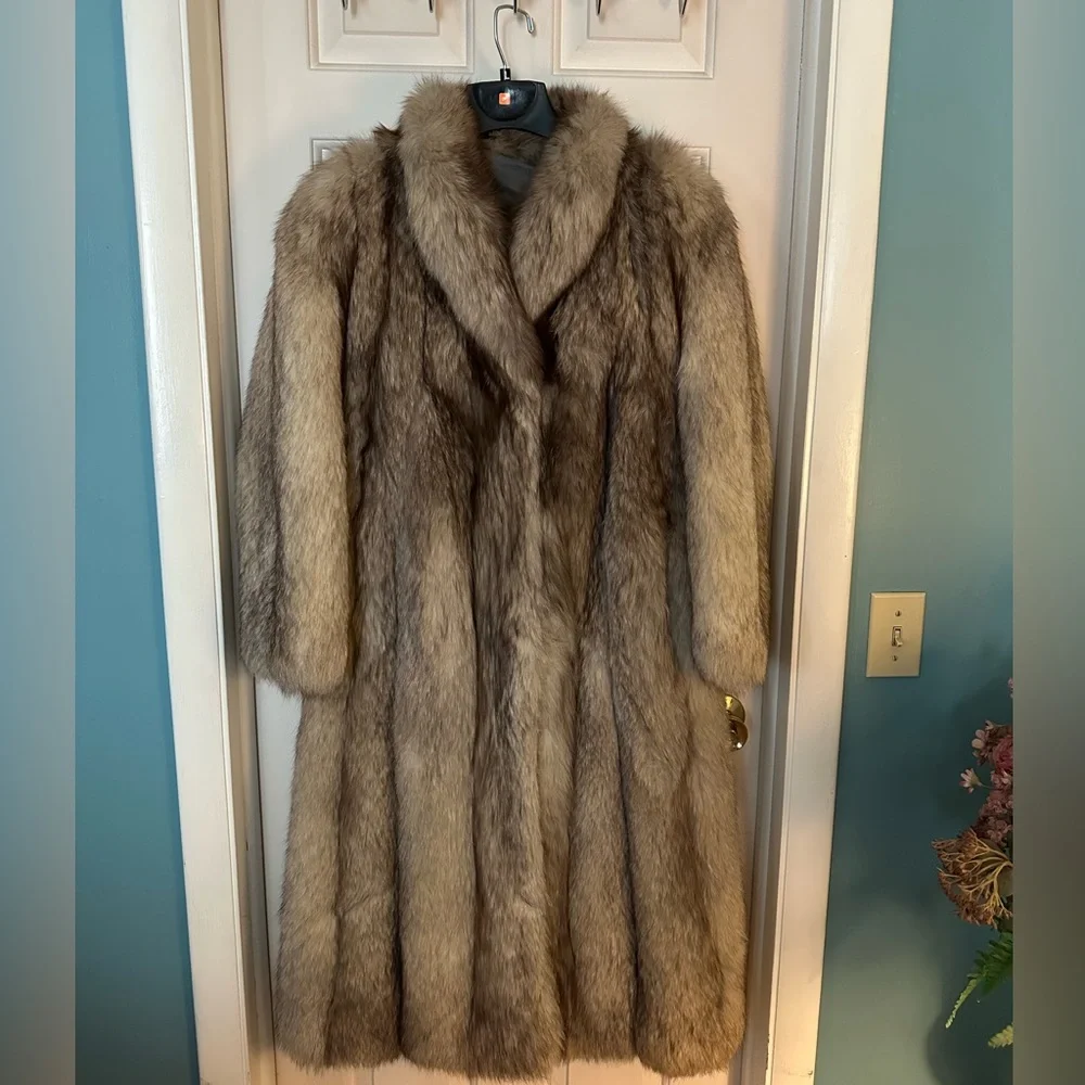 Vintage Women’s Saga Fox Mink Fur Full Length coat - Picture 2 of 13